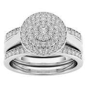 Up to 65% off amlbb Womens Rings 2-in-1 Set Detachable Shiny Diamond Ring Set Engagement Wedding Rings Inlaid Zircon Ring Women Girl Party Jewelry Gift